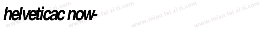 helveticac now字体转换